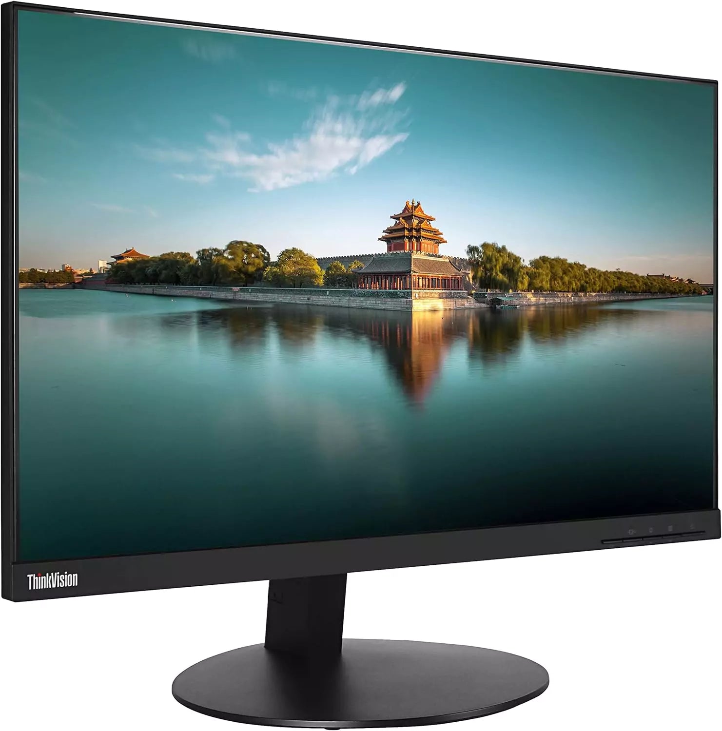 Lenovo ThinkVision T24i-10 IPS LED Monitor 24″ 1920×1080 pixel Full HD USB 3 VGA HDMI Display Port Tempo di risposta 6ms Contrasto 1000:1 Grado B