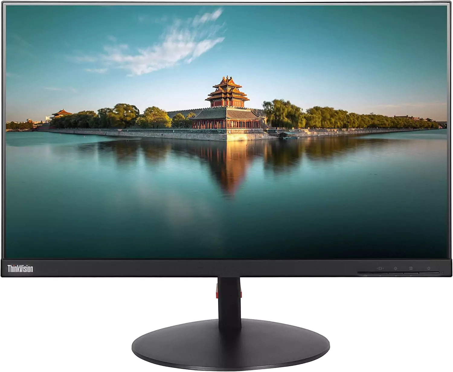 Lenovo ThinkVision T24i-10 IPS-LED-Monitor 24″ 1920×1080 Pixel Full HD USB 3 VGA HDMI Display-Port Reaktionszeit 6 ms Kontrast 1000:1 Klasse B