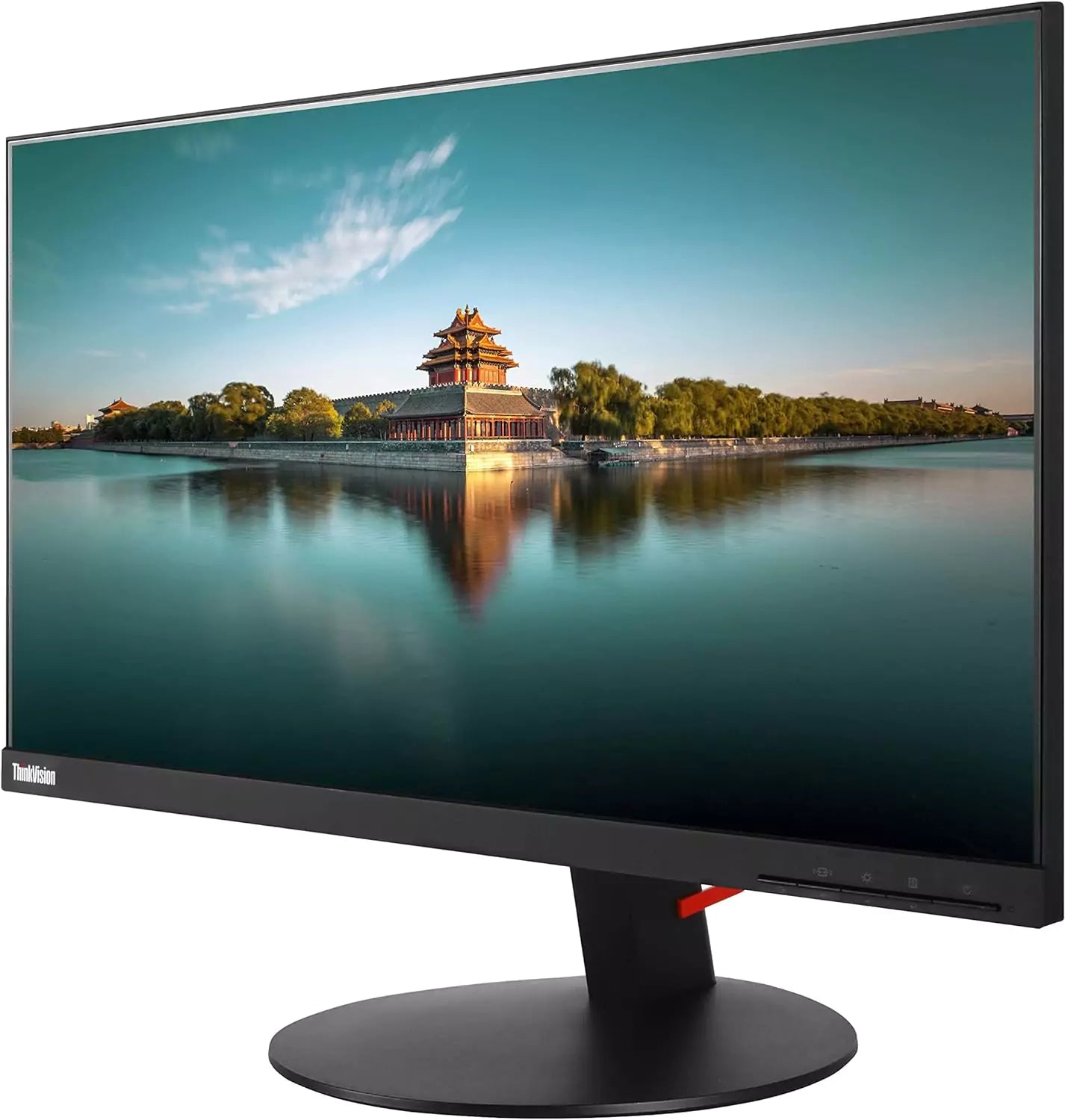 Lenovo ThinkVision T24i-10 IPS-LED-Monitor 24″ 1920×1080 Pixel Full HD USB 3 VGA HDMI Display-Port Reaktionszeit 6 ms Kontrast 1000:1 Klasse B