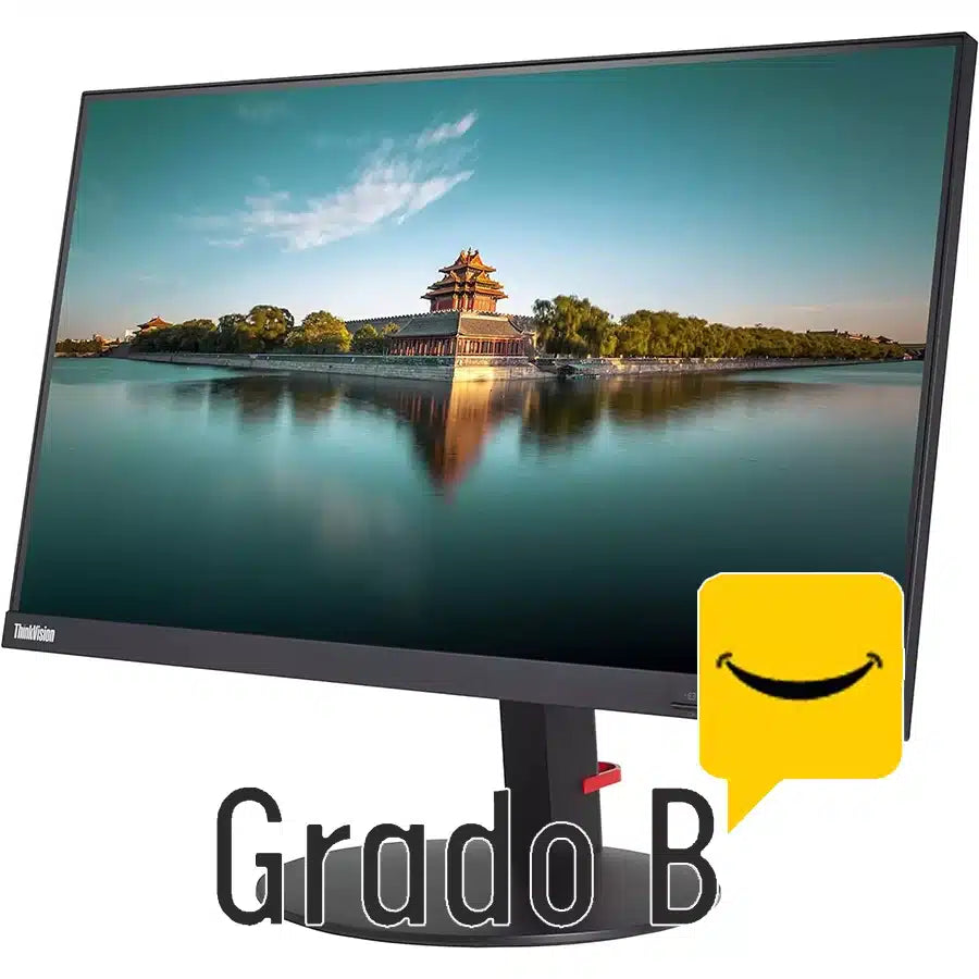 Lenovo ThinkVision T24i-10 IPS LED Monitor 24″ 1920×1080 pixel Full HD USB 3 VGA HDMI Display Port Tempo di risposta 6ms Contrasto 1000:1 Grado B