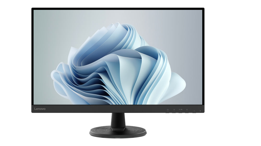 Monitor Lenovo 27” FHD con design sottile e schermo antiriflesso. Ideale per lavoro e intrattenimento con immagini nitide.