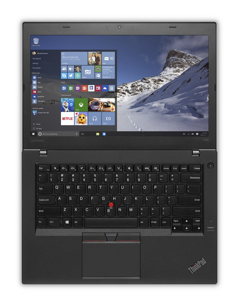 Lenovo ThinkPad T460 Notebook ricondizionato 14" HD | Intel Core i5-6300U | WiFI HDMI Windows 11 Pro