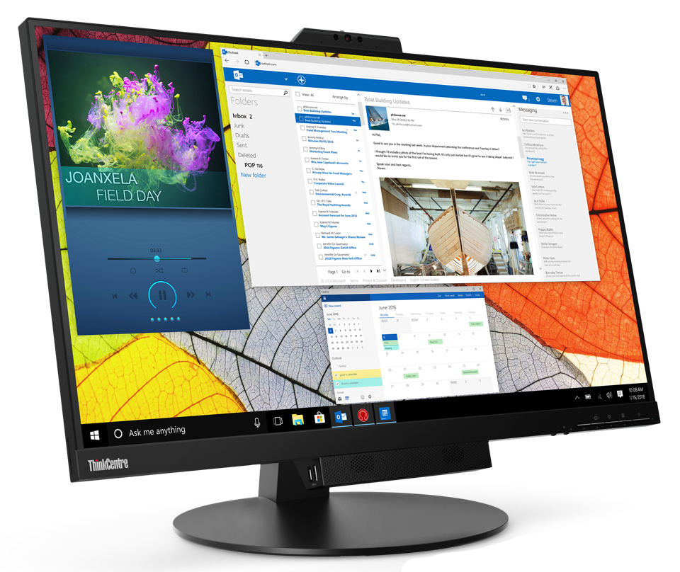 All In One Lenovo ThinkVision Tiny-In-One 27" QHD | Intel Core i5-10500T | Ram 16GB | SSD 1TB | FreeDOS Potente e Versatile