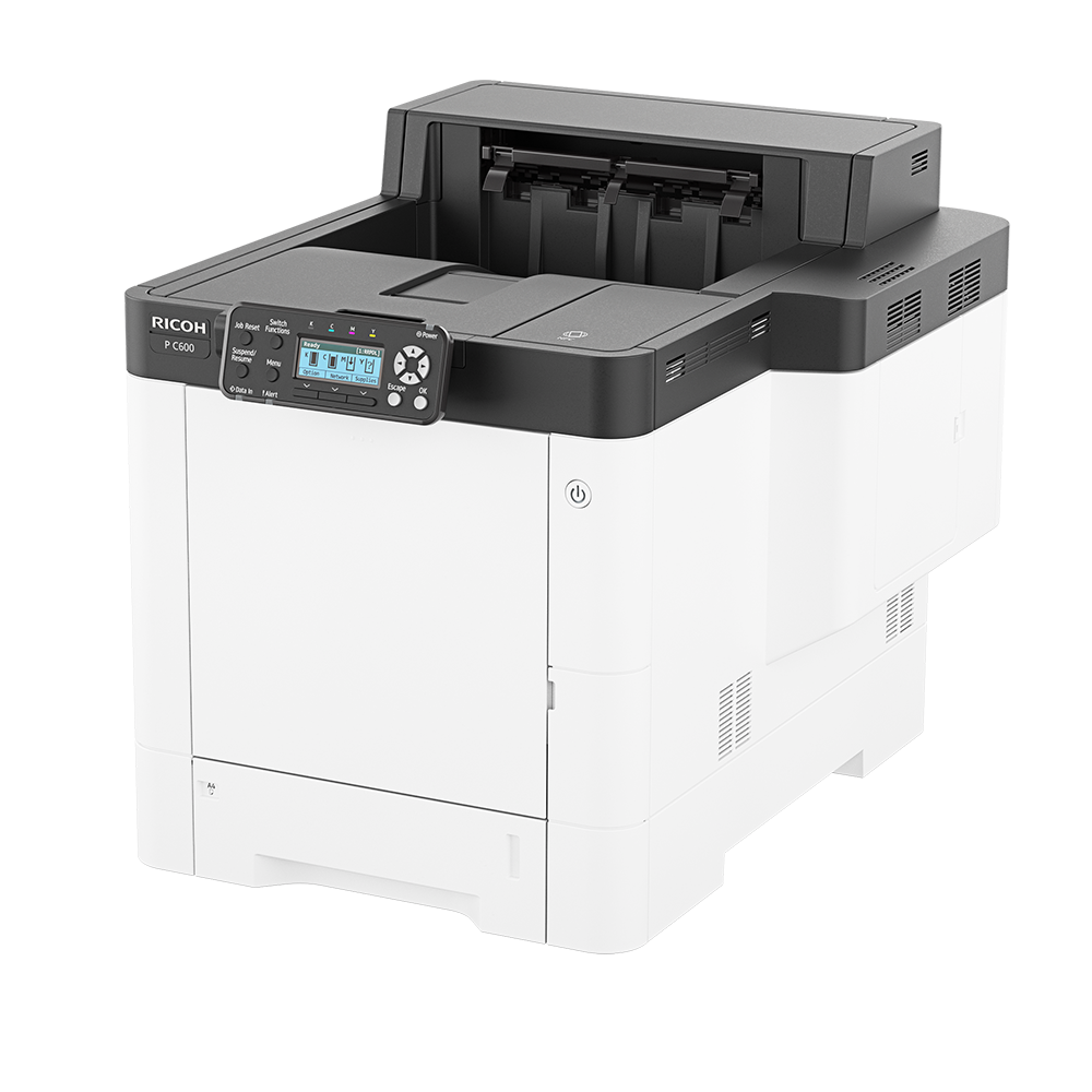 Ricoh P C600 A4-Farblaserdrucker, 1200 x 1200 DPI, 40 Seiten pro Minute vorne/hinten, Netzwerkeffizienz und Qualität für Ihr Büro 