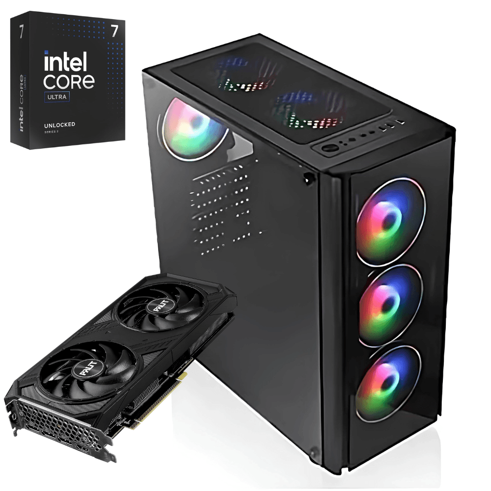 PC Gaming ULTRA | Intel Core Ultra 7-265KF | NVIDIA RTX 4070 12GB | WiFi FreeDOS