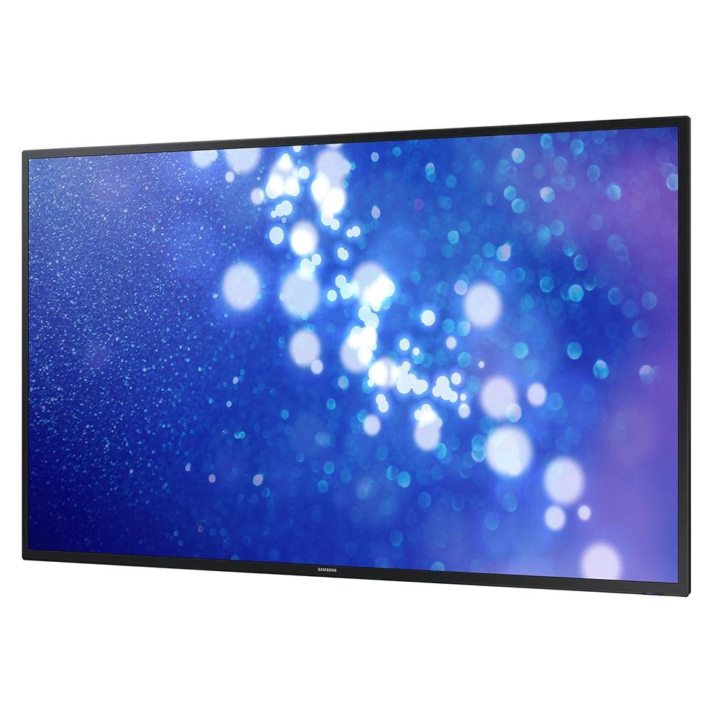 Samsung DM65E 65 pollici Signage Display FullHD ricondizionato con alta luminosità e connettività avanzata, ideale per digital signage professionale.