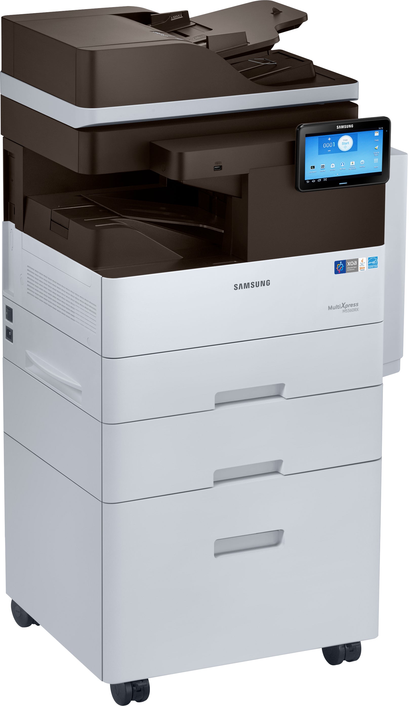 Samsung MultiXpress SL-M5360RX – Professioneller A4 BN-Multifunktions-Laserdrucker, 1200 DPI, 53 Seiten pro Minute, automatisches Duplex-Netzwerk 