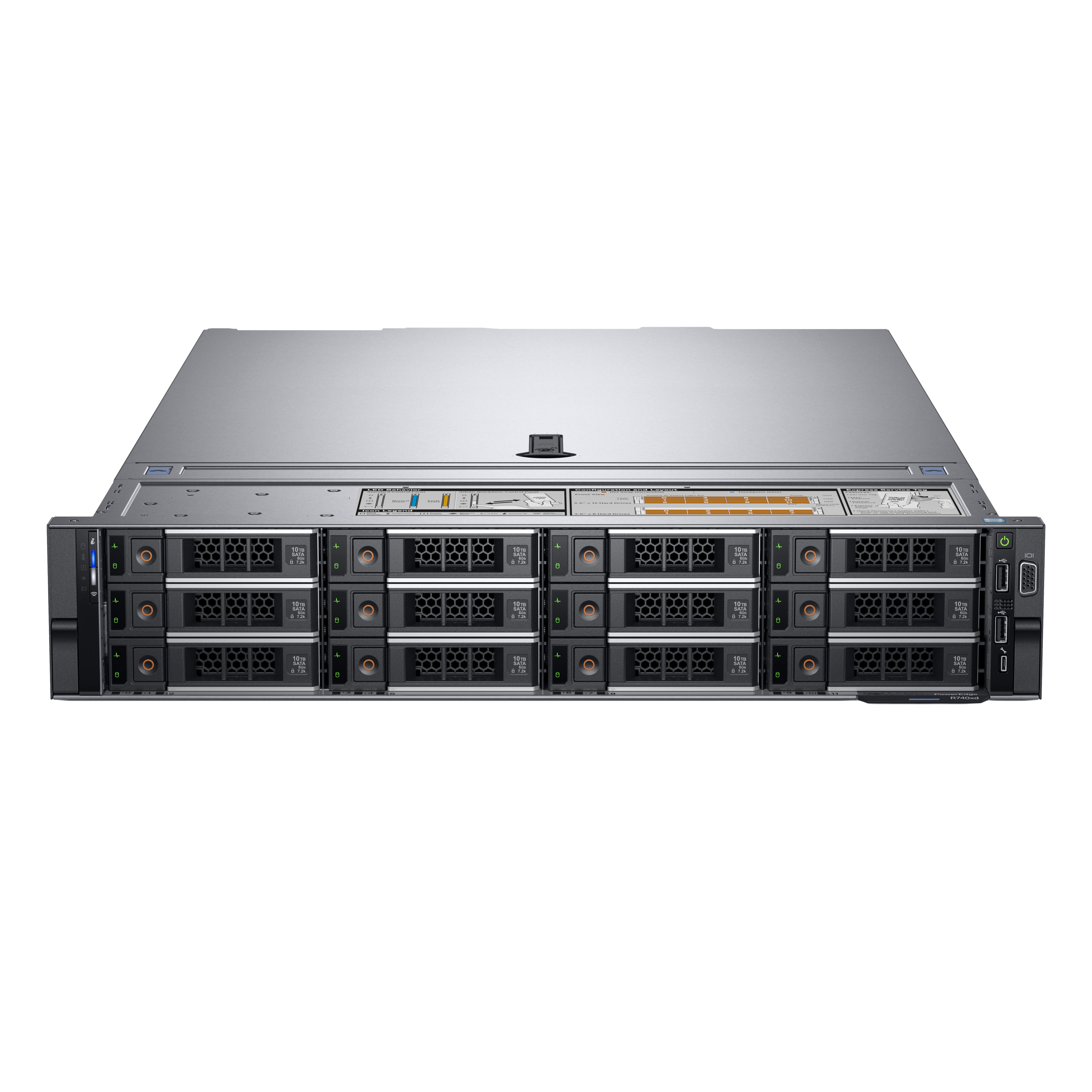 Server Rack DELL PowerEdge R740XD | 2X Intel Xeon Gold 6232 | HDD 2x2TB | Windows Server 2022 RAID – Performance e Scalabilità