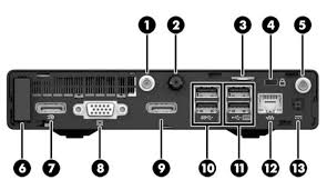 HP 800 G2 DM MINI I5 6400T 8GB RAM 256GB SSD WINDOWS 10 PRO Grade B