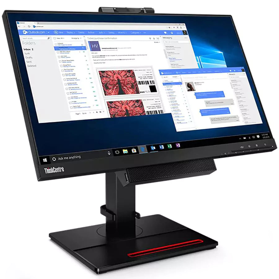 All-In-One Lenovo ThinkCentre TIO24 Gen3 24" Full HD | Intel Core i5-7400T | Display-Port USB 3 | Monitor 24″ Lenovo 11GCPAT1EU FullHD WebCam Windows 11 Pro