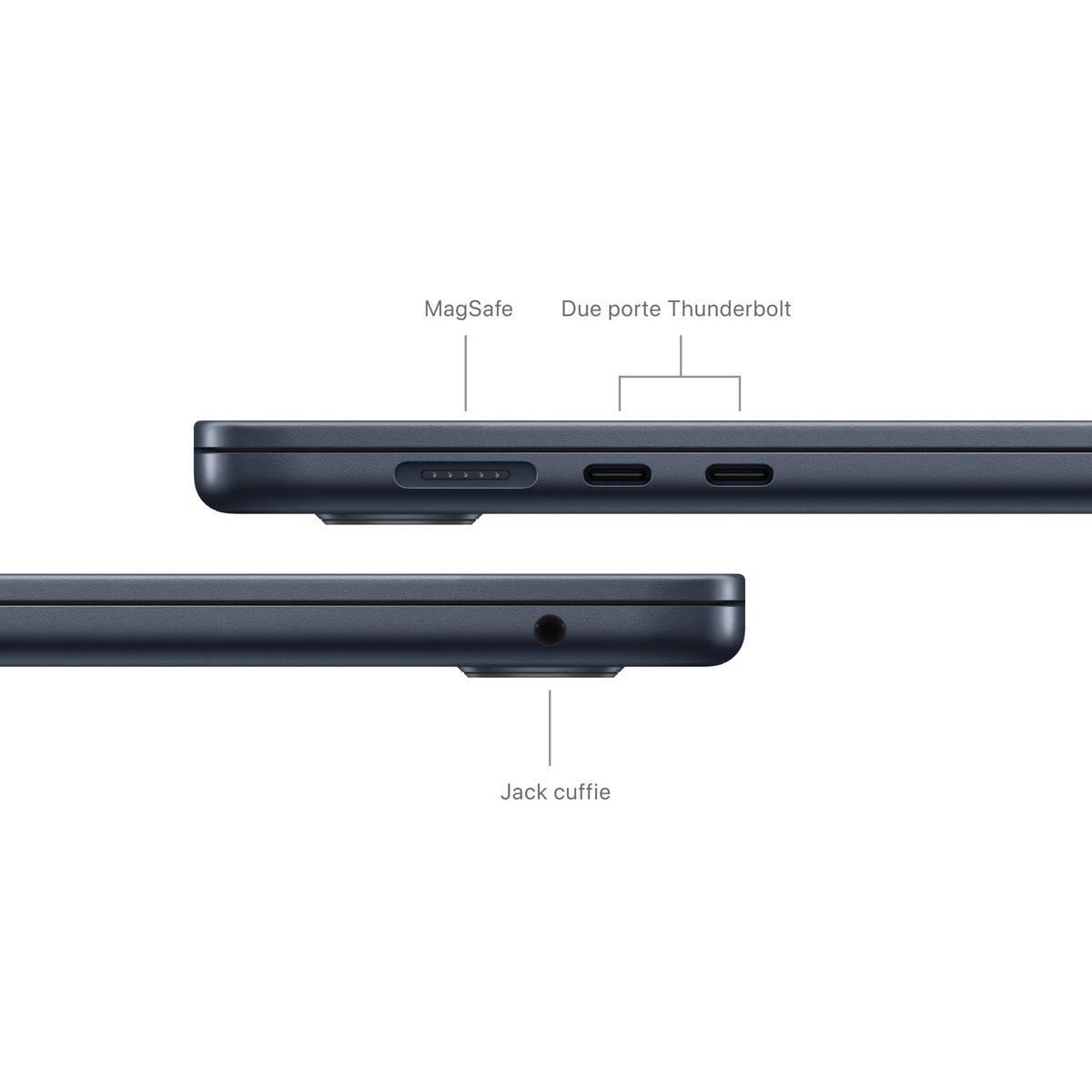 13 MACBOOK AIR APPLE M3 CHIP 8-CORE CPU NERO [IMAGE 7]