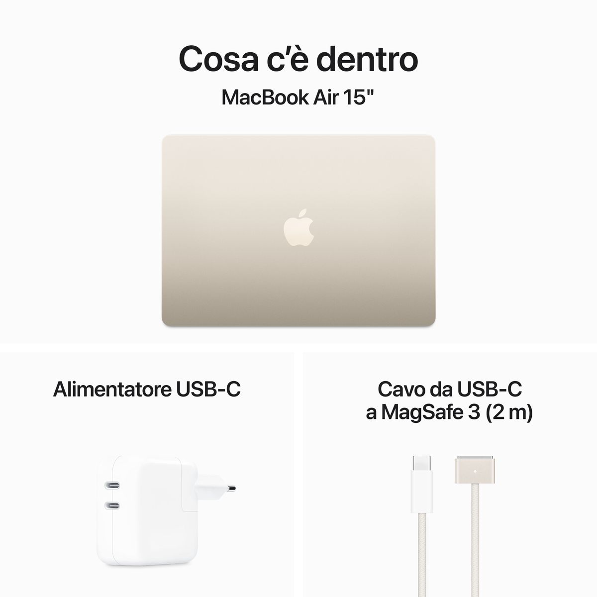 15 MACBOOK AIR APPLE M3 CHIP 8-CORE CPU GALASSIA [IMAGE 9]