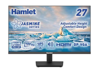 Monitor 27  IPS 100Hz Audio+HDMI+VGA+DP Regolabile [IMAGE 4]