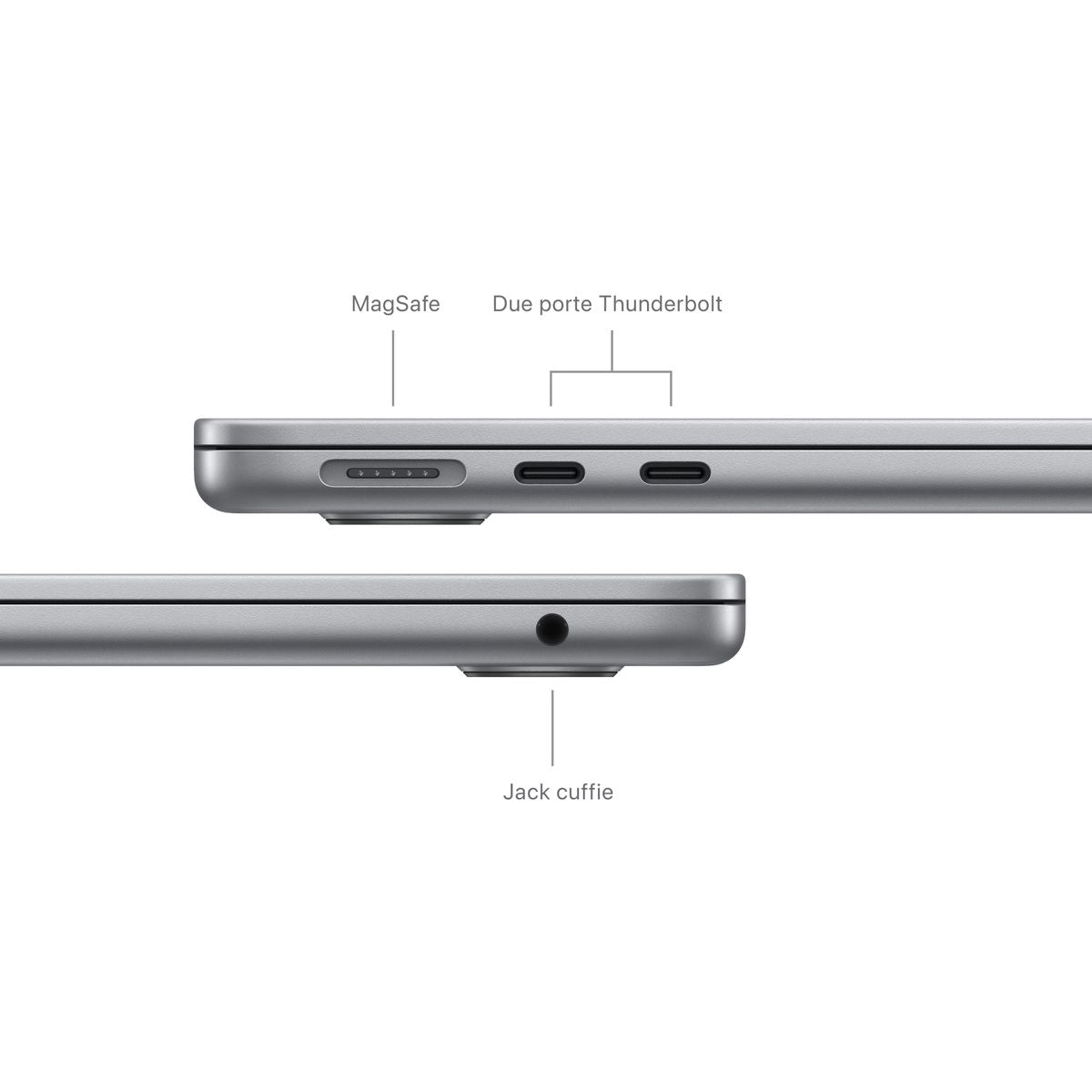 13 MACBOOK AIR APPLE M3 CHIP 8-CORE CPU SPACE GREY [IMAGE 7]