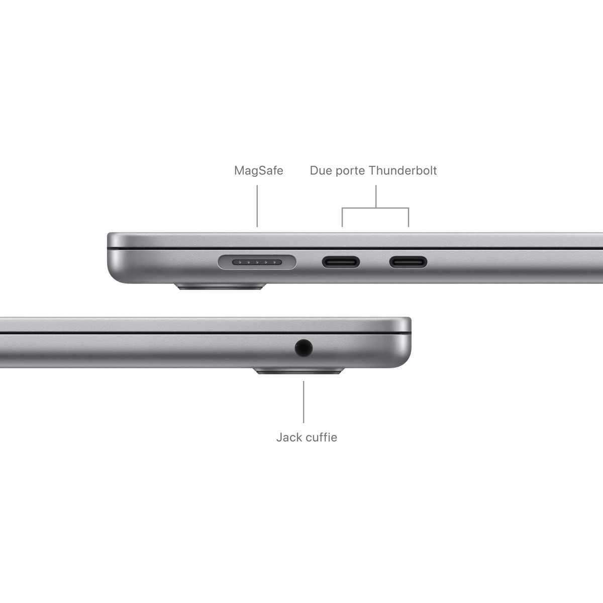 13 MACBOOK AIR APPLE M3 CHIP 8-CORE CPU SPACE GREY [IMAGE 7]