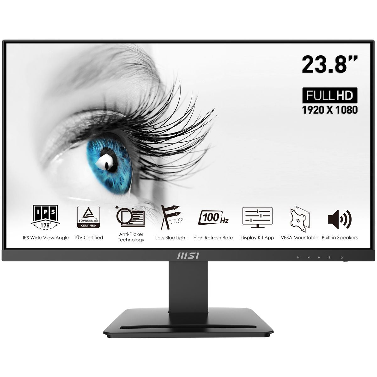 MSI PRO MP243X 23.8 FHD HDMI D-SUB BLACK [IMAGE 1]