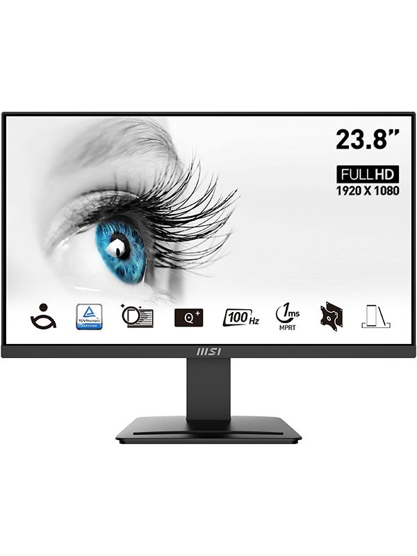 MSI PRO MP2412 23.8 FHD HDMI DP BLACK [IMAGE 1]