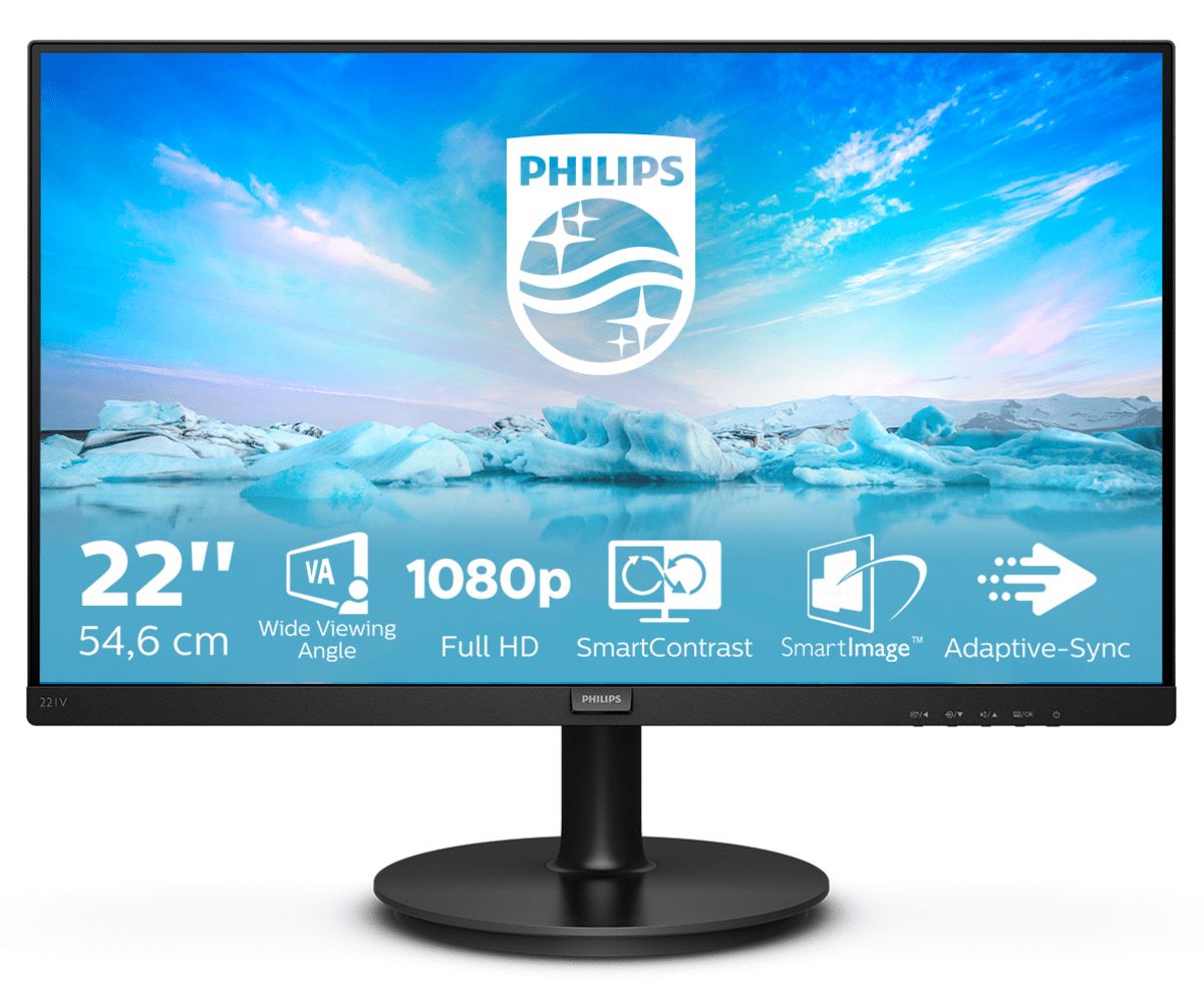 21,5  VA LED 75HZ 1920*1080, 16:9, 200 CD/M [IMAGE 1]