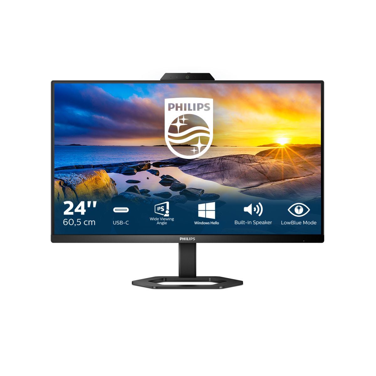 23,8  USB-C MONITOR,WEBCAM E MICROFONO HDMI-DP-USB [IMAGE 1]