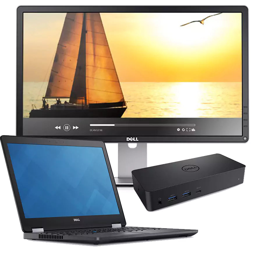 Dell Latitude E5570 + Monitor + Docking