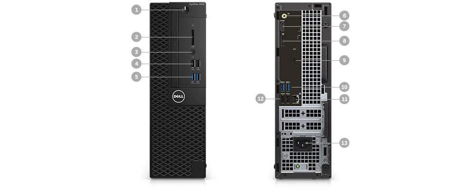 Dell OptiPlex 3050 sff | Intel Core i5-6500 @3.2Ghz  | 8Gb Ram | SSD 256Gb | Windows 10 | Piccolo formato grande potenza