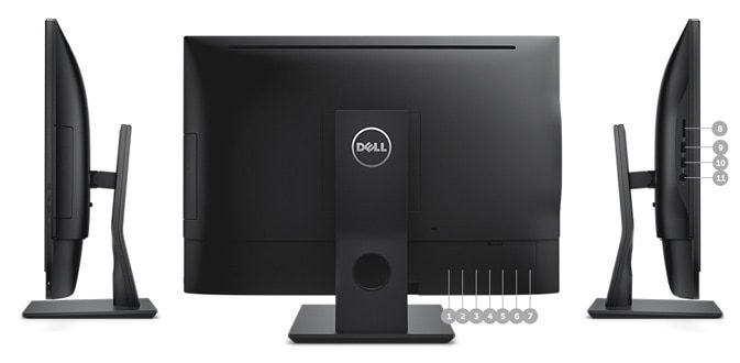 PC DELL OPTIPLEX 7440 ALL IN ONE - Intel Core i7 6700 8GB 256GB SSD 23.8" FullHD Touch Screen Windows 10 Professional