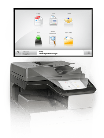 Lexmark MX910de Multifunktionslaser Monochrom S/W Doppelseitiger Druck Netzwerk 45 Seiten pro Minute