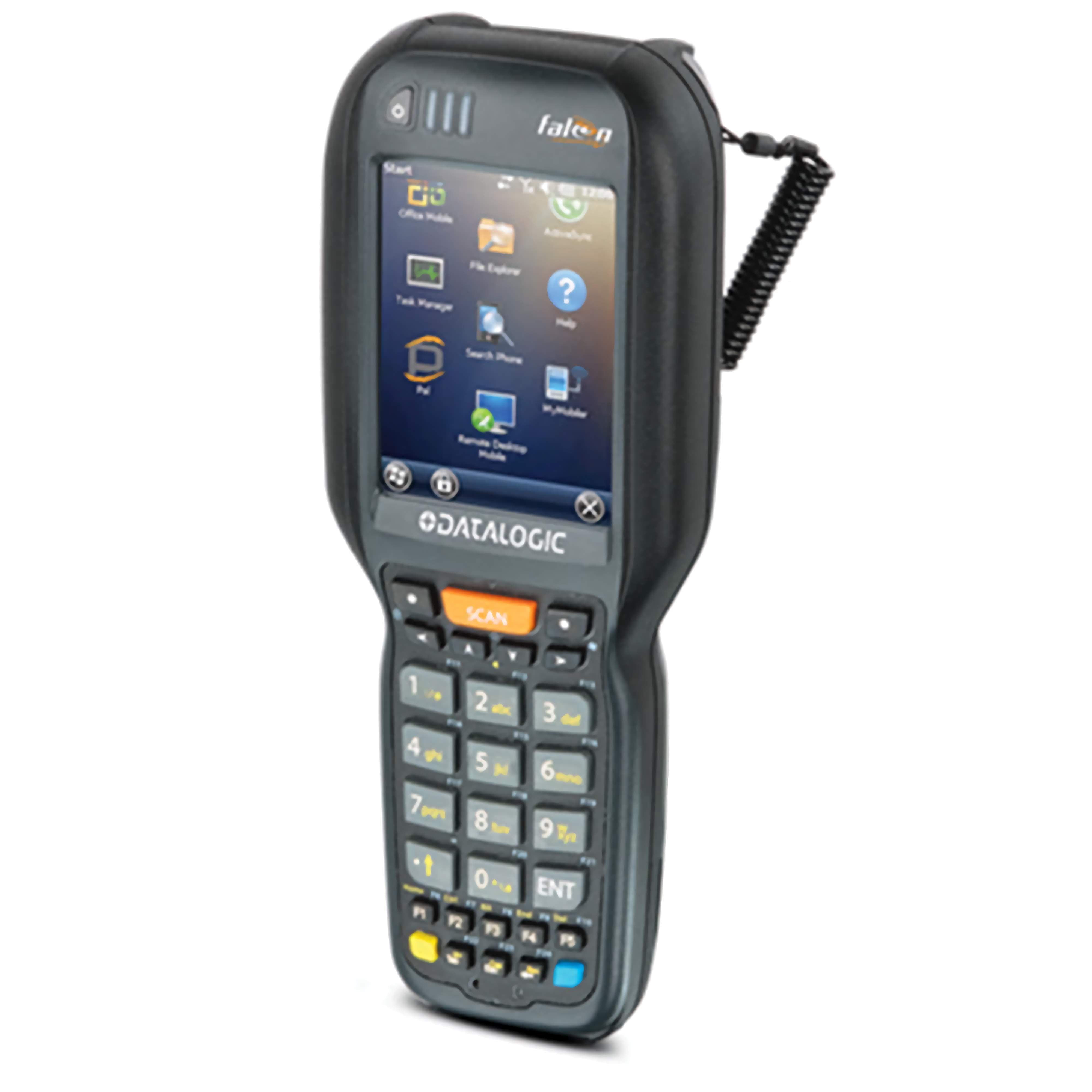 Datalogic Falcon X3 - Computer mobile rugged per logistica con tastiera numerica, display touchscreen e lettore codice a barre integrato.