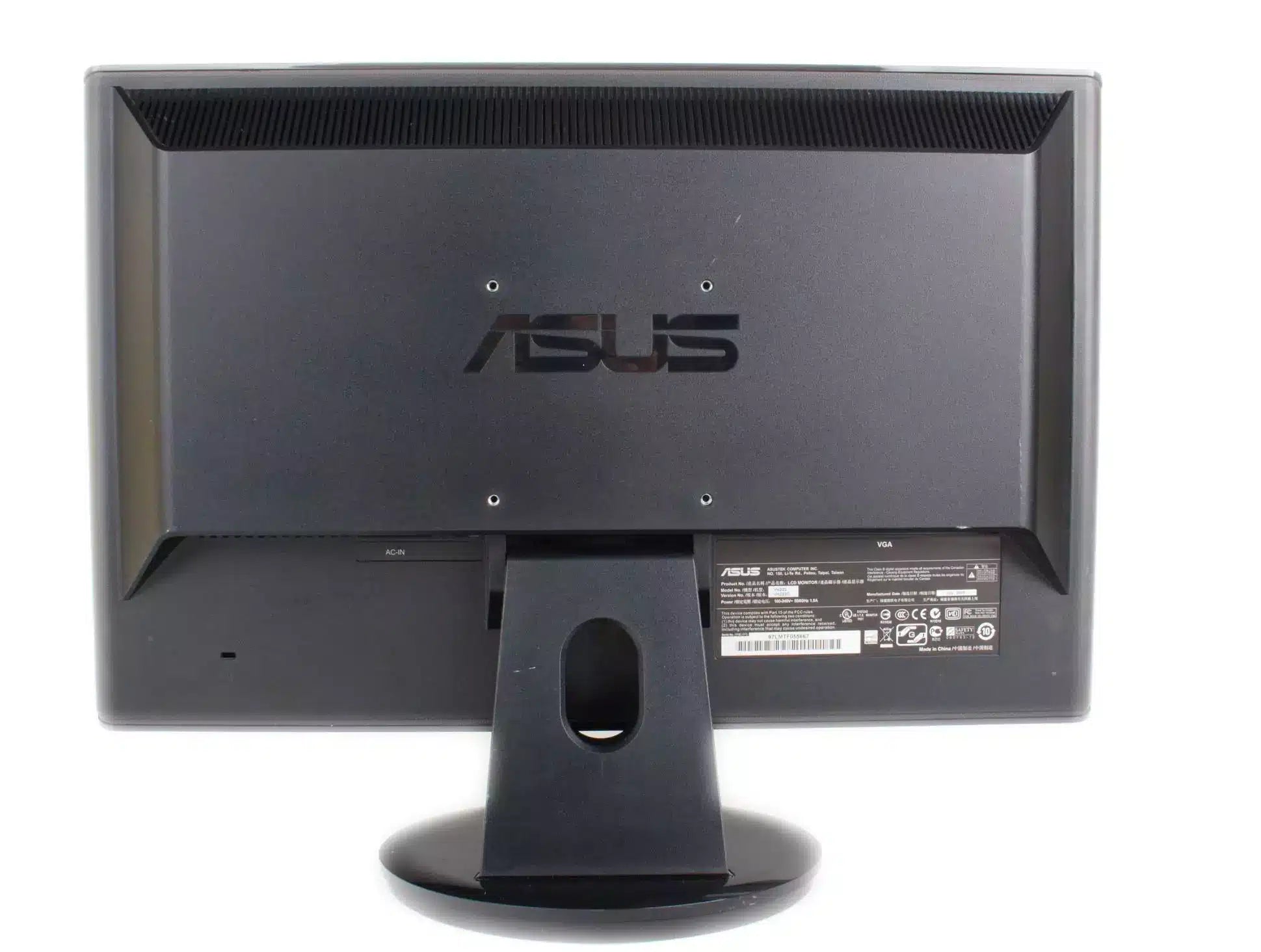 Asus VH222 Monitor 21.5" 1920x1080 FullHD Response time 5ms Contrast 1000:1 Brightness 300 cd/m² VGA