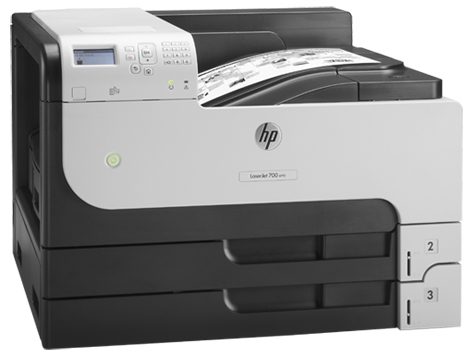 HP Laserjet Enterprise 700 M712dn A3 printer - black and white printer 41 ppm - A3 Duplex Network