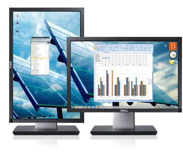 Dell P1911 LED Monitor 19" Inch 16:10 1440x900 Response time 5ms contrast 1000:1 Brightness 250 cd/m² VGA DVI-D