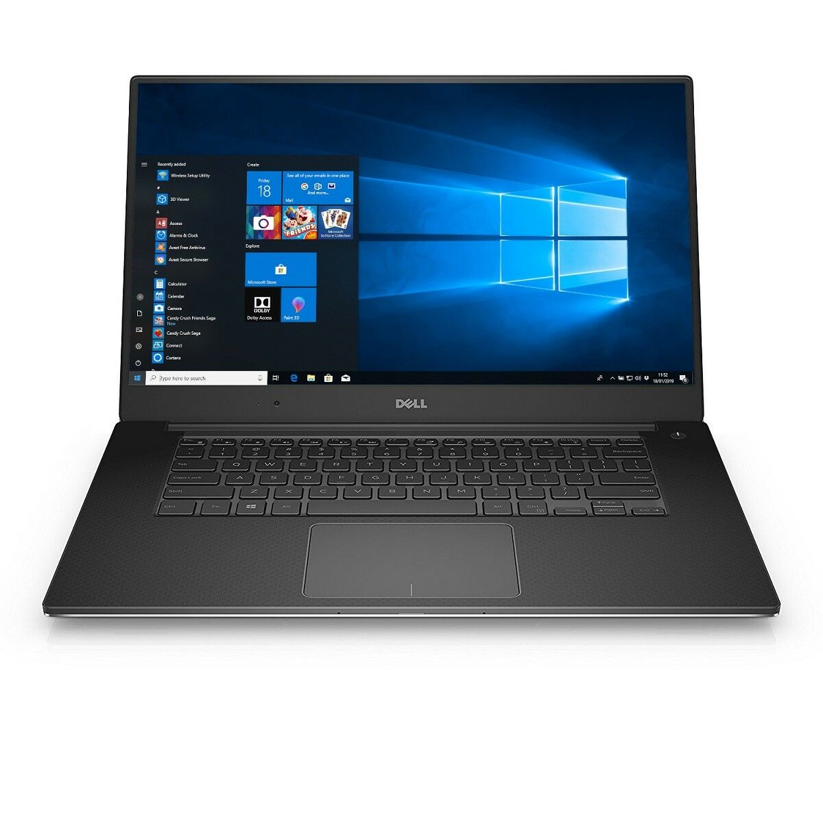 DELL Precision 5510 15.6" Inch i7-6820HQ 16Gb 256Gb SSD QUADRO M1000M Windows 10 PRO 64