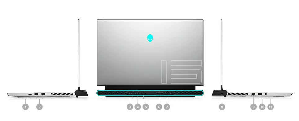 DELL Alienware M15 Notebook 15.6" FullHD | Intel Core i7-8750H 2.2Ghz | 16Gb Ram | 1Tb SSD | Nvidia GeForce RTX 2070 | Windows 10 Pro