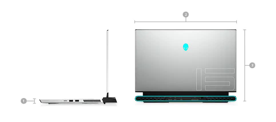 DELL Alienware M15 Notebook 15,6" FullHD | Intel Core i7-8750H 2,2 GHz | 16 GB RAM | 1 TB SSD | Nvidia GeForce RTX 2070 | Windows 10 Pro