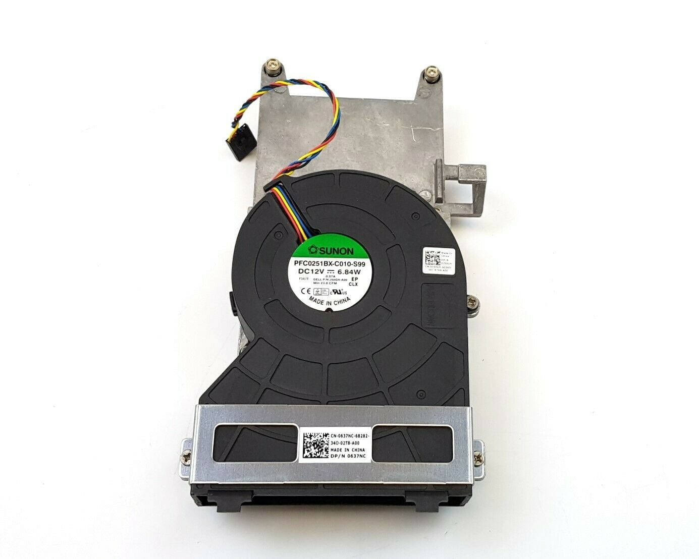 Dell OptiPlex 390 790 990 Computer CPU Cooling Fan &amp; Heatsink CN-0J50GH 0637NC