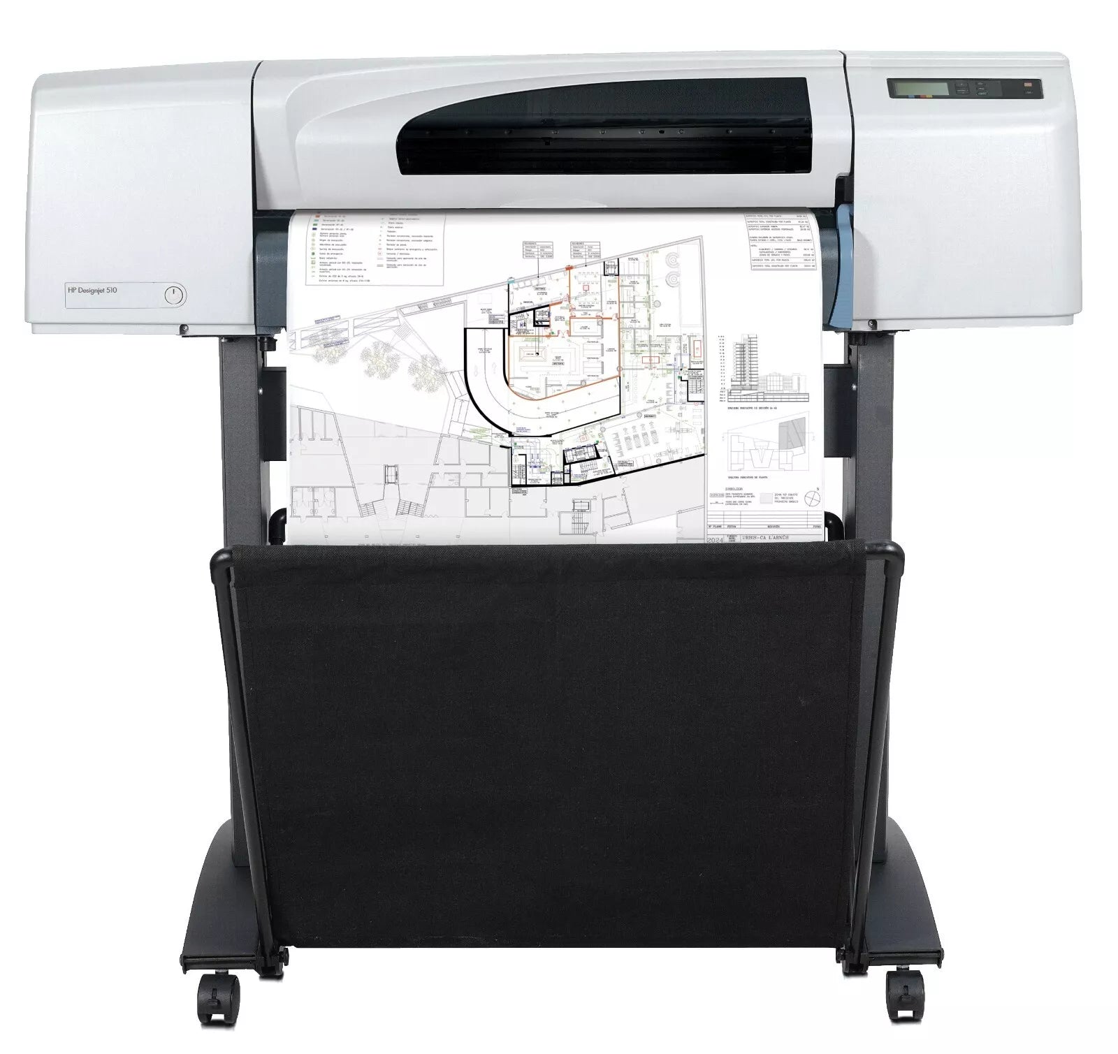 HP DESIGNJET 510 PLOTTER 42" 107 cm A0+, CH337A, LAN, USB, HP-GL/2