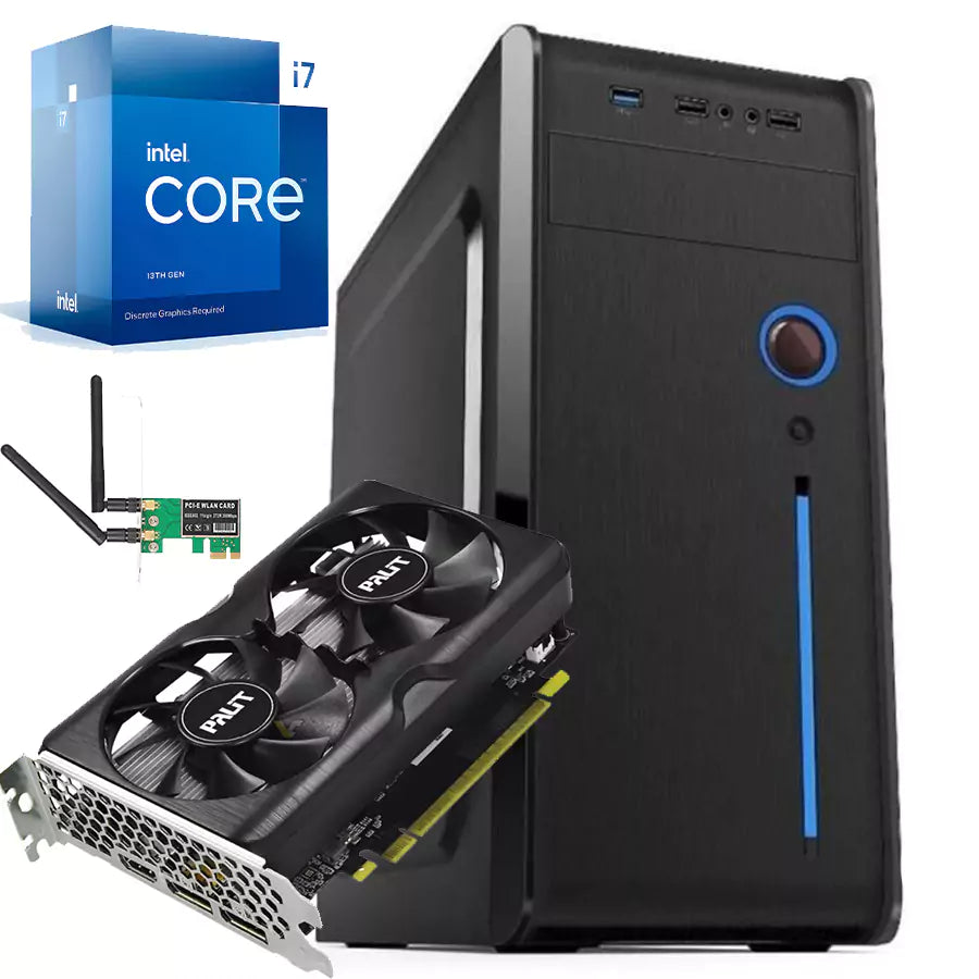 Workstation Ultimate Computersparts | Intel Core i7-13700F | Ram 32GB | SSD NVMe 1TB | Nvidia GTX 1630 4GB | Wi-Fi DVD Windows 11 Pro la scelta ideale per i professionisti e gli appassionati di informatica