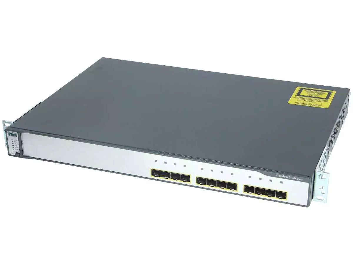 Cisco Catalyst WS-C3750G-12S-E network switch 12 Gigabit Ethernet Ports Managed Duplex Expand your network infrastructure